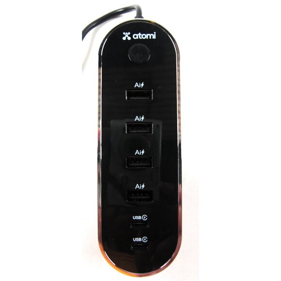 Car Multi Device Cigarette Lighter USB Charger Multi Ports 6 Ports - Picture 2 of 2